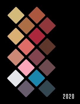 MUA Appointment Book 2020: Make up artist appointment book with Face Chart section - Month to Month Calendar - Daily / Hourly appointments w/ 15 min slots