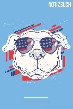 Pitbull Amerika Notizbuch: A5   Notebook • 111 Seiten  • Extra  Kalender 2020 •  Einzigartig •  Dotgrid •  Dotted •  Punktraster •  Gepunktet • Geschenk • Geschenkidee (German Edition)