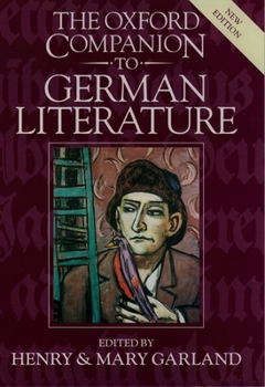 Hardcover The Oxford Companion to German Literature Book