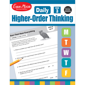 Paperback Daily Higher-Order Thinking, Grade 3 Te Book
