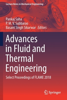 Paperback Advances in Fluid and Thermal Engineering: Select Proceedings of Flame 2018 Book