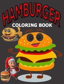 Paperback Hamburger coloring book: Funny hamburger Bob's coloring book for kids - Hotel boys hamburger coloring book