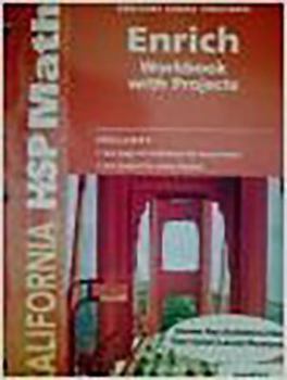 Paperback Harcourt School Publishers Math California: Enrichment Workbook W/Project Student Edition Grade 4 Book