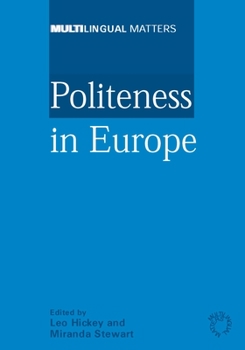 Paperback Politeness in Europe Book