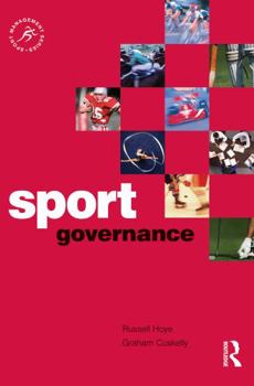 Hardcover Sport Governance Book