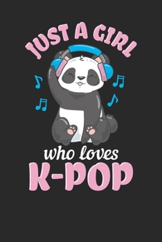 Notebook: K-pop Panda 6x9 Dot Grid 120 Pages