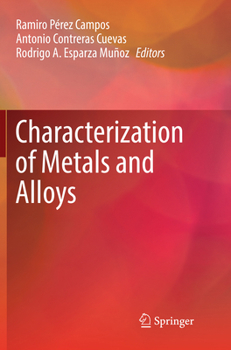 Paperback Characterization of Metals and Alloys Book