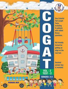 Paperback CogAT- Vol 2 -Test - 2: CogAT Form 7 Vol 2 - TEST - 2 Book