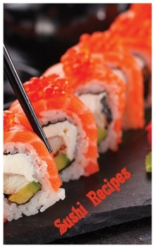 Hardcover Sushi Recipes Book