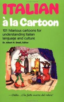 Paperback Italian a la Cartoon Book