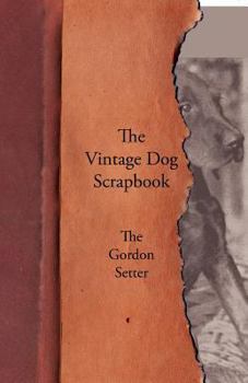 Paperback The Vintage Dog Scrapbook - The Gordon Setter Book