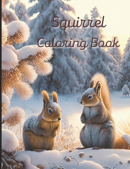 Paperback Squirrel Coloring Book: A painting fun for children and adults. Book