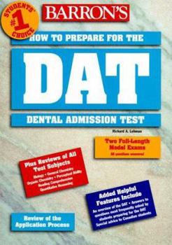 Paperback How to Prepare for the Dental Admissions Test Book