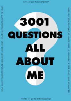 Paperback 3,001 Questions All about Me Book