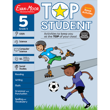 Paperback Top Student, Grade 5 Book