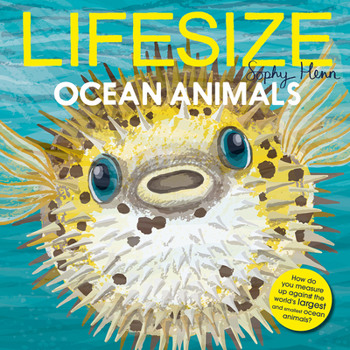 Paperback Lifesize Ocean Animals PB Book