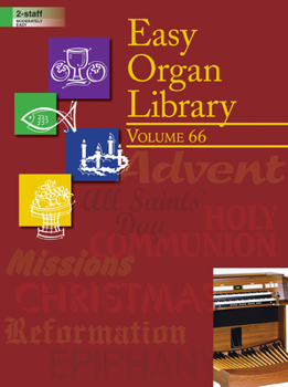Paperback Easy Organ Library, Vol 66 Book