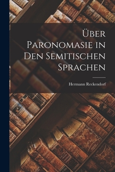 Paperback Über Paronomasie in den semitischen Sprachen [German] Book