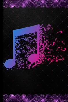 Paperback Cool Music Notes: Musical Instrument Gift for Musicians (6x9) Music Notes Paper Book