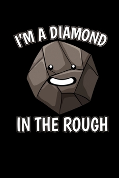 Paperback Notebook: Diamond Inner Values Sayings Quotes Charcoal Gift 120 Pages, 6X9 Inches, Graph Paper Book