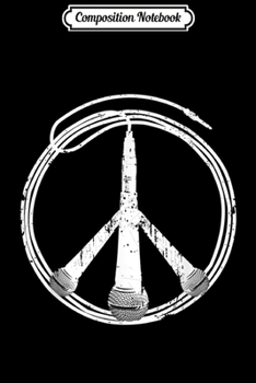 Paperback Composition Notebook: Peace Music Not War Journal/Notebook Blank Lined Ruled 6x9 100 Pages Book