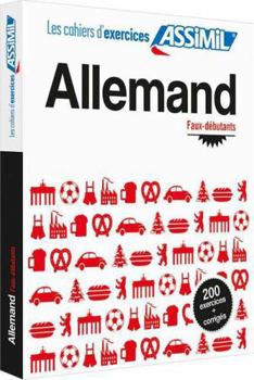 Paperback Cahier D'Exercices Allemand - Faux-Debutants [French] Book