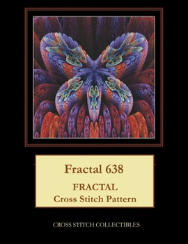 Paperback Fractal 638: Fractal cross stitch pattern [Large Print] Book