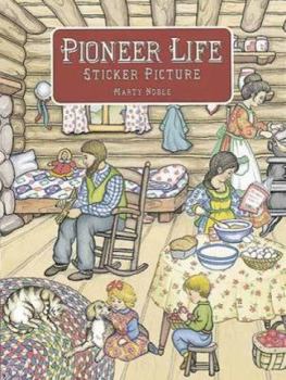 Paperback Pioneer Life Sticker Picture Book