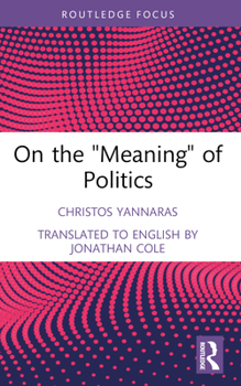 Paperback On the "Meaning" of Politics Book