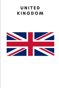 Paperback United Kingdom: Country Flag A5 Notebook to write in with 120 pages Book