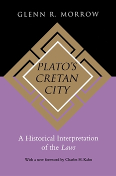Paperback Plato's Cretan City: A Historical Interpretation of the Laws Book