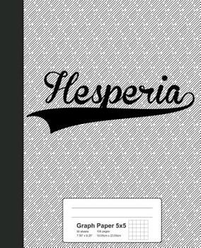Paperback Graph Paper 5x5: HESPERIA Notebook Book