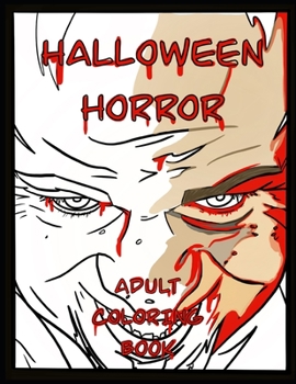 Paperback Halloween Horror: Adult Coloring Book