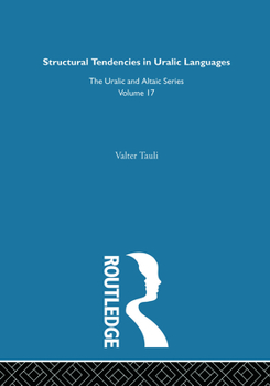 Hardcover Structural Tendencies in Uralic Languages Book