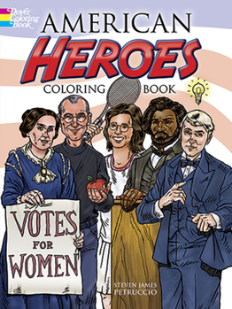 Paperback American Heroes Coloring Book