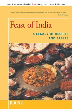 Paperback Feast of India: A Legacy of Recipes and Fables Book