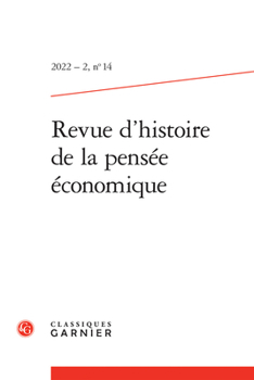 Paperback Revue d'Histoire de la Pensee Economique [French] Book