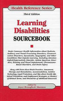 Hardcover Learning Disabilities, Sourcebook (Health Reference Series) Book