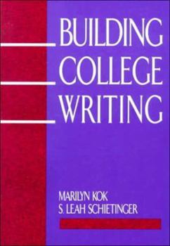 Paperback Building College Writing Book