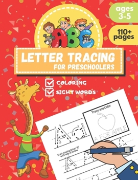 Paperback ABC Letter Tracing for Preschoolers: Practice for Kids with Pen Control, Line Tracing, Letters and more: ABC Print handwriting book: coloring activity Book