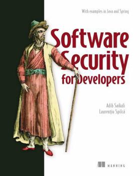 Paperback Software Security for Developers: With Examples in Java and Spring Book