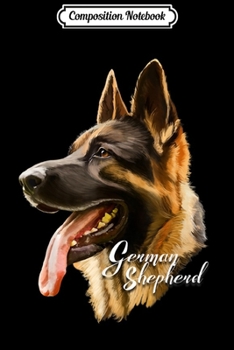 Composition Notebook: German Shepherd Sharp Dog Dogs  Gifts Journal/Notebook Blank Lined Ruled 6x9 100 Pages