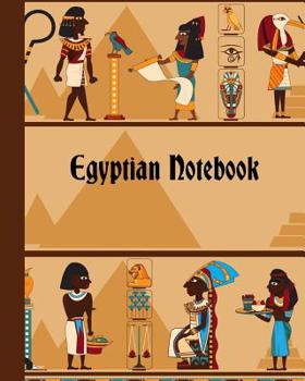 Paperback Egyptian Notebook: Wide Ruled Notebook for Kids or Anyone who likes Egypt, Pyramids and Ancient Egyptian Culture Book