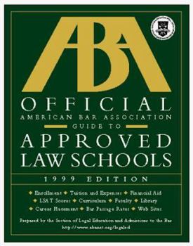 Paperback Official American Bar Association Guide to Approved Law Schools Book