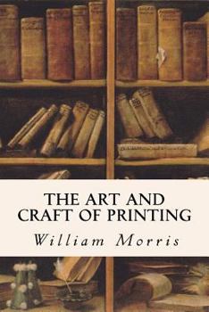 Paperback The Art and Craft of Printing Book