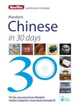 Paperback Berlitz Language: Mandarin in 30 Days Book