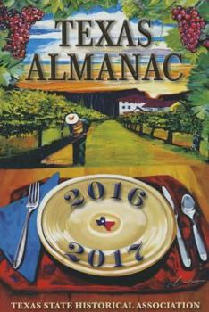 Paperback Texas Almanac 2016-2017 Book