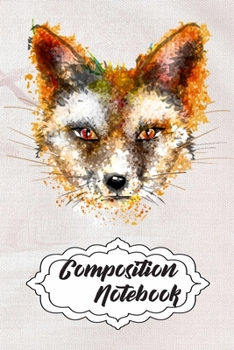 Composition Notebook: 110 Blank Lined Papers - 6x9 Personalized Customized Elephant Composition Notebook Journal Gift For Fox Lovers