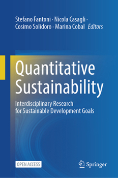 Hardcover Quantitative Sustainability: Interdisciplinary Research for Sustainable Development Goals Book