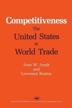 Paperback Competitiveness: The United States in World Trade Book